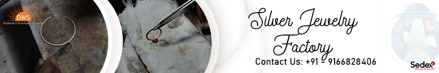 Silver Jewelry Factory in India
